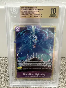 Gum-Gum Lightning One Piece BGS 10 - Gear 5 LuffyOP09-077 Best Selection Vol 4. - Image 1