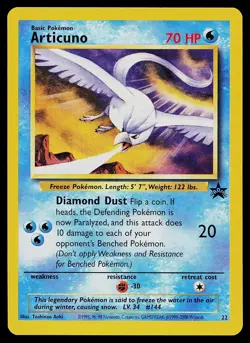 Pokemon Card - Articuno Wotc Black Star Promo 22 Promo - Image 1