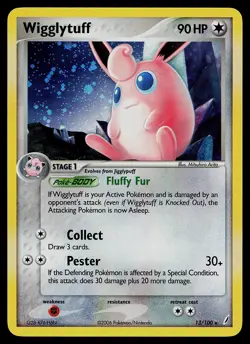 Pokemon Card - Wigglytuff Crystal Guardians 13/100 Holo Rare - Image 1