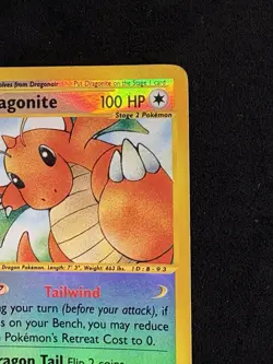 Pokemon Dragonite Reverse Holo Card 9/165 Expedition Base Set LP/MP - Image 3