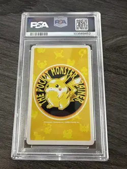 PSA 9 Gengar No. 094 6 Of Spades 1996 Pocket Monster Poker Card Pokemon Japanese - Image 2