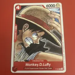 Monkey D. Luffy One Piece Film Red P-022 Promotion Card Promo English NM - Image 1