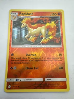 Rapidash 24/236 - Cosmic Eclipse - Reverse Holo - Pokemon Tcg Card - Image 1