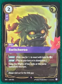 Switcheroo - Spiritforged (SFD) #145 - Riftbound: League of Legends TCG Card - Image 1
