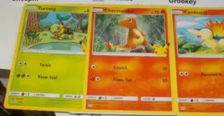 2021 McDonalds Pokemon 4 x cards & 4x stickers inc #1 Bulbasaur & #9 Charmander - Image 3
