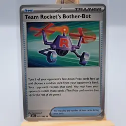 Pokemon TCG Trading Card Trainer Team Rockets Bother-bot #172 - Image 1