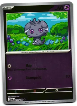 Espurr 033/088 - 🌊 Perfect Order Common Pokemon TCG Reverse Holo 🖤 - M/LP - Image 1