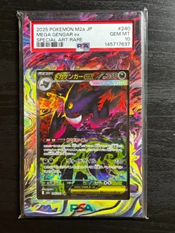 Mega Gengar ex 240/193 SAR Japanese PSA 10 Gem Mint Pokemon - Image 1