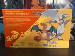 Pokemon Reshiram & Charizard GX Premium Collection Box TAG TEAM Sealed Dracaufeu - Image 2