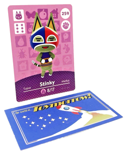 Animal Crossing Nintendo Amiibo - STINKY #259 - Series 3 Authentic Card - Image 1
