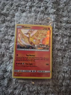 Moltres Holo - 19/181 - Sun & Moon Team Up Stamped - Pokemon TCG Sealed Promo - Image 1