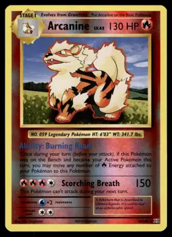 ARCANINE - 18/108 Rare Evolutions Pokemon Reverse Holo NM - Image 1