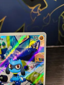 2023 Pokemon SV Riolu Illustration Rare #215/198 NM - Image 3