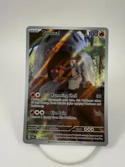 Pokemon TCG - Torkoal 172/167 Sv06: Twilight Masquerade Holo Illustration Rare - Image 1