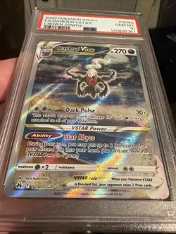 Pokemon TCG: Crown Zenith Darkrai VSTAR Full Art, #GG50/GG70, PSA 10 GEM MINT. - Image 2