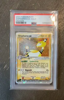 Pokemon TCG EX Dragon Ampharos ex Holo 89/97 PSA Graded 2003 RARE POP 22 - Image 1