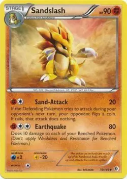 x4 Sandslash - 79/149 - Uncommon Pokemon BW7 Boundaries Crossed M/NM - Image 1