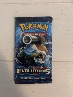 Pokemon XY Evolutions Booster Pack - Blastoise Cover Art - Image 1