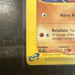 Rhyhorn 91/144 Skyridge Pokemon English Non Holo 2003 - Image 4