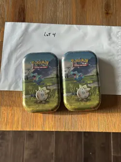 Pokemon Ascended Hero’s Mini Tin Sealed Lot of 2 Sealed Packs - Image 1