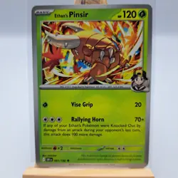 Pokemon Destined Rivals TCG Trading Card Ethans Pinsir #001 - Image 1