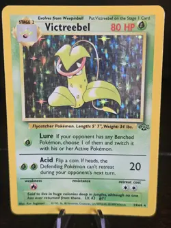 Wizards of the Coast Pokemon TCG Victreebel Jungle 14/64 Holo Rare Unlimited - Image 1