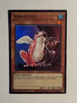 Yugioh! Substitoad BLGG-EN054 - Ultra Rare 1st Edition NM - Image 1