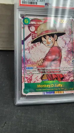 2025 MONKEY D. LUFFY OP-13 CARRYING ON HIS WILL ALT ART ONE PIECE PSA 10 #118 - Image 4