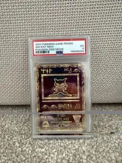 Pokemon TCG Ancient Mew Promo Card 2000 Movie, PSA 5 EX-MT - Image 1