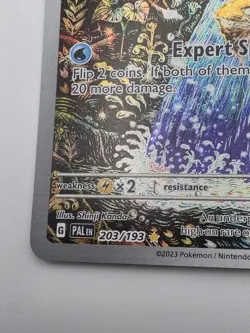 PokÃ©mon TCG Magikarp Scarlet & Violet Paldea Evolved Holo Card 203/193 - Image 2