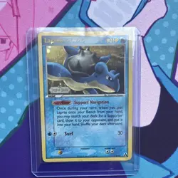Lapras 8/92 EX Legend Maker Holo Rare Holo 80 HP EN 2006 Pokemon TCG (DMG) - Image 1