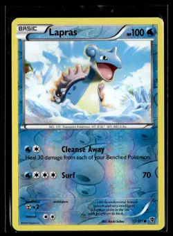Lapras 17/101 Plasma Blast Common Pokemon - Image 1