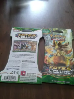 2 Packs- Pokemon TCG XY Fates Collide Booster Pack 10 Cards English 2016 - Image 2