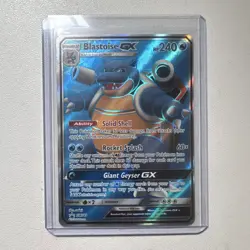 Pokemon TCG Blastoise GX SM189 Holo Promo English 2019 HP240 Stage 2 - Image 1