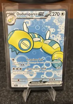 Pokemon TCG Dundunsparce EX Holo 178/159 NM, Unplayed - Image 1