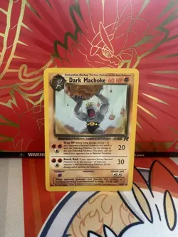 Pokemon TCG Dark Machoke Team Rocket 40 Regular Unlimited Uncommon - Image 1