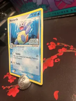 Pokemon 2006 Wartortle Reverse Holo Card 42/100 Stamped Crystal Guardians Dmg - Image 3