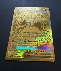 Mega Gardevoir ex - 187/132 - Pokemon Mega Evolution Mega Hyper Rare Gold NM - Image 2