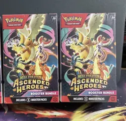 Pokemon TCG Ascended Heroes Booster Bundle NEW AND SEALED Qty 2 - Image 1