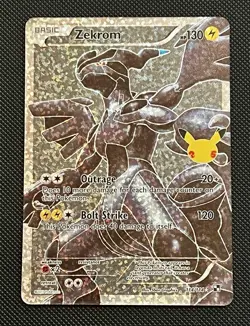 Pokemon TCG Zekrom Celebrations Classic Collection Holo Ultra Rare Card 114/114 - Image 1
