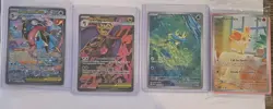 Pokemon TCG Mega Greninja EX 116/86 Chaos Rising SIR Full Art Holo - 4 card lot - Image 1