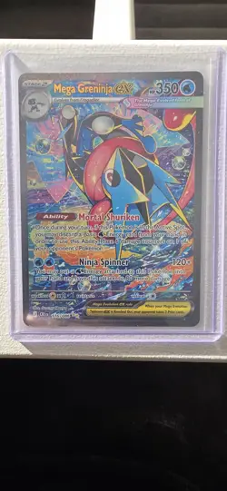 Pokemon TCG Mega Greninja EX 116/86 Chaos Rising SIR Full Art Holo - 4 card lot - Image 2