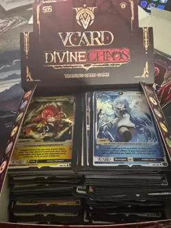 VCard Set 3: Divine Chaos First Edition Booster Box (OPENED) - Bulk 400 Cards - Image 1