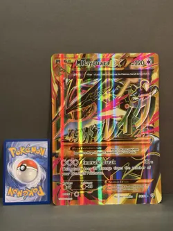 Mega M Rayquaza EX Jumbo/Oversized Card 98/98 Full Art Holo - Image 1