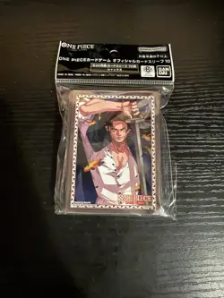 One Piece TCG Card Sleeves Set 10 70ct Red Hair Shanks - Image 1