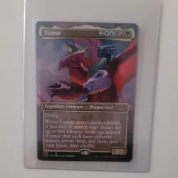 Tiamat Borderless Foil, Pack to Toploader Never Played - Image 1