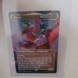 Tiamat Borderless Foil, Pack to Toploader Never Played - Image 2