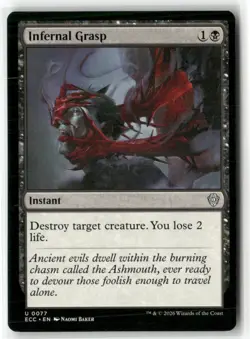 Infernal Grasp Commander: Lorwyn Eclipsed MTG Magic NM - Image 1