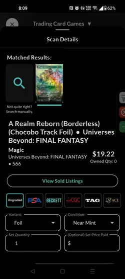 Magic: The Gathering A Realm Reborn 566 Universes Beyond Foil Borderless Green … - Image 2