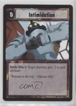 2005 Fullmetal Alchemist Trading Card Game Intimidation #189 - Image 1